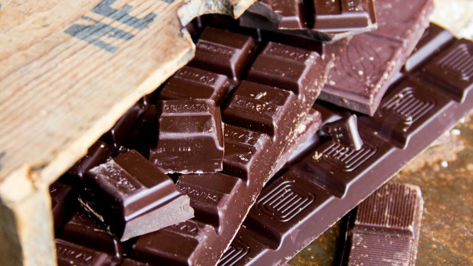 Pieces And Bars Of Chocolate