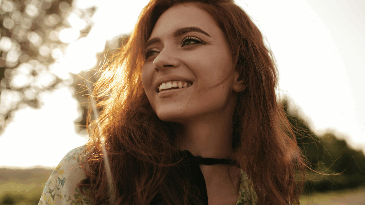 Woman Smiling