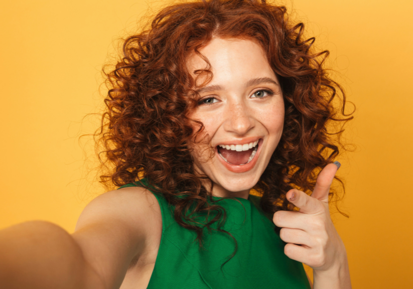 Woman Smiling